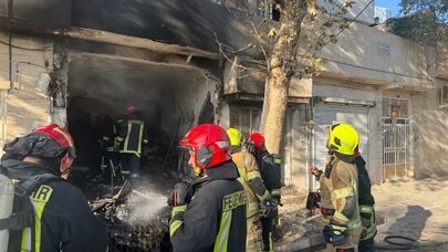 حریق در منزل سه‌طبقه طبرسی جنوبی