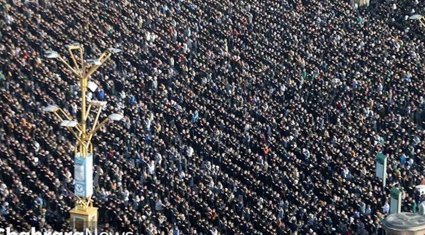 شرکت ۱۴۱ هزار نفر در نماز عید سعید فطر ۱۴۰۵ در حرم مطهر رضوی