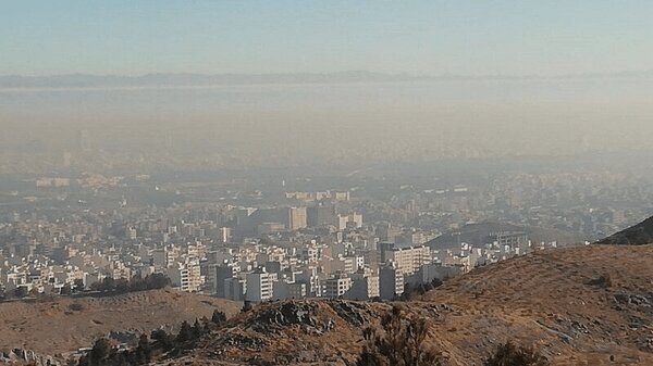 کیفیت هوای مشهد در وضعیت قرمز و نارنجی‌
