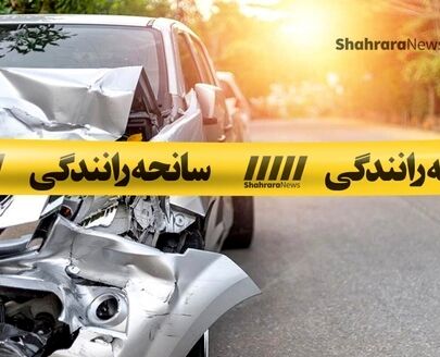برخورد مرگبار پژو ۴۰۵ با تیرچراغ برق