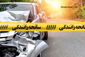 برخورد مرگبار پژو ۴۰۵ با تیرچراغ برق