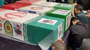 پیکر مطهر ۳ شهید در مشهد تشییع شد (۱۴ فروردین ۱۴۰۵) 