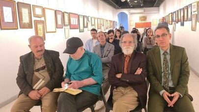تجلیل از پیشکسوت خوشنویس خراسان در نمایشگاه «مهر ماندگار» نیشابور