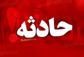 تصادف شدید در بلوار فردوسی مشهد منجر به محبوس شدن راننده پراید شد + عکس