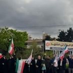 تشکیل زنجیره انسانی مردم در کنار نیروگاه حرارتی مشهد + فیلم (۱۸ فروردین ۱۴۰۵)