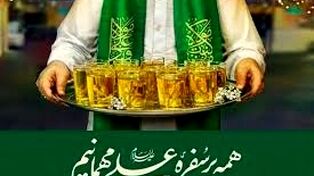 تصاویری از مواکب پذیرایی در مهمونی کیلومتری مشهد